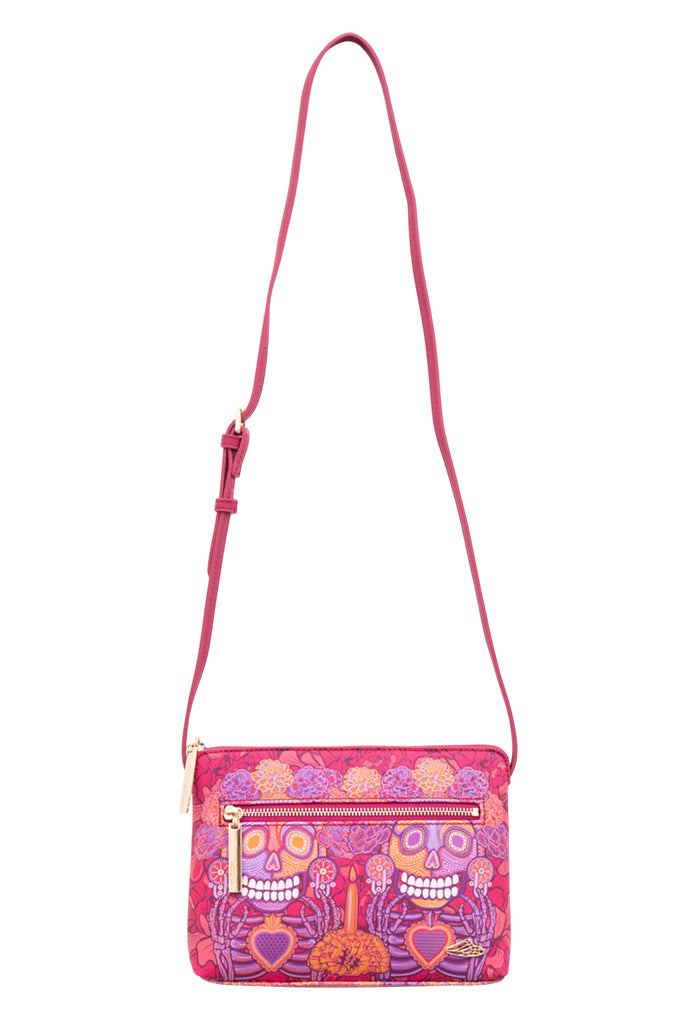 Bolsa Yaakun Saffiano Día de Muertos Catrina