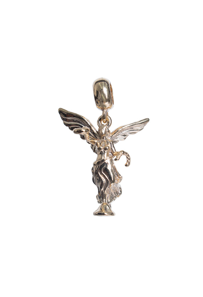 Amuleto para Brazalete Angel independencia Baño de Oro