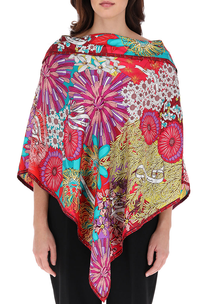 Poncho Herbolaria Flores