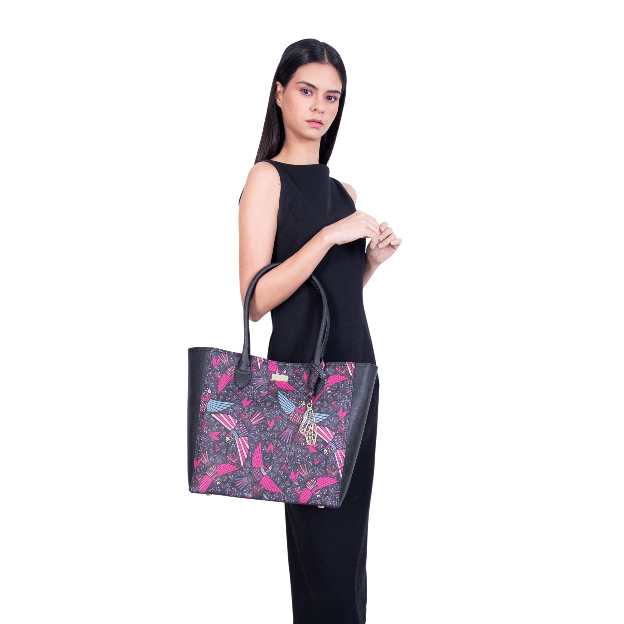 Tote Kuuch Saffiano Colibrí