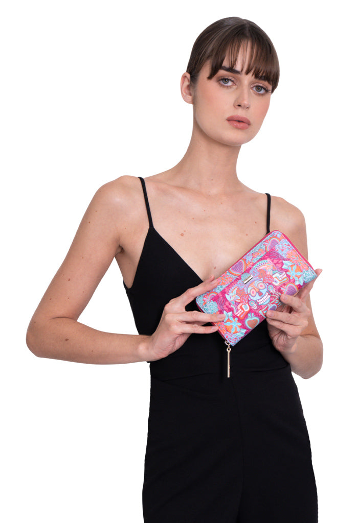 Cartera Grande Saffiano Dia de Muertos Catrina