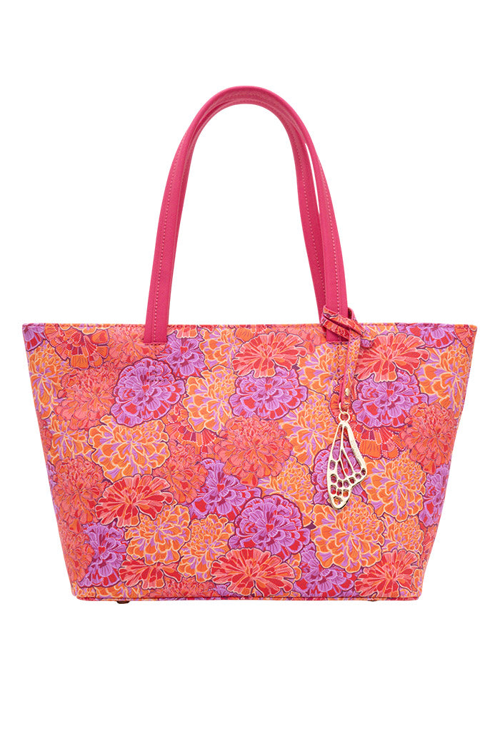 Tote K'iin Saffiano Cempasúchil Ofrenda