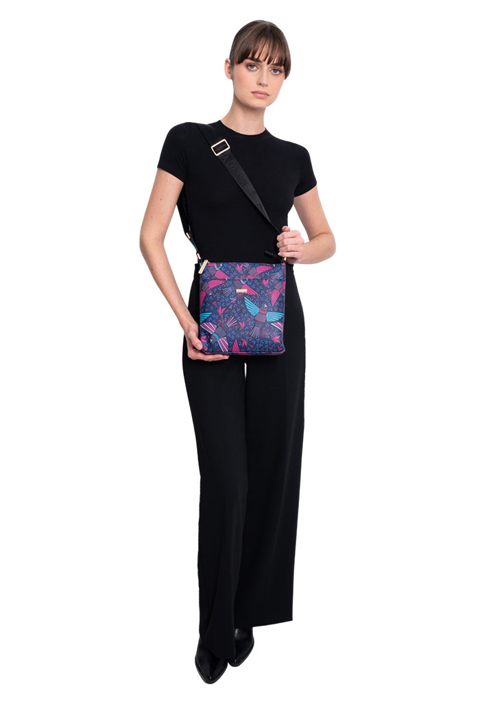 Messenger Bag Xíimbal Saffiano Colibrí