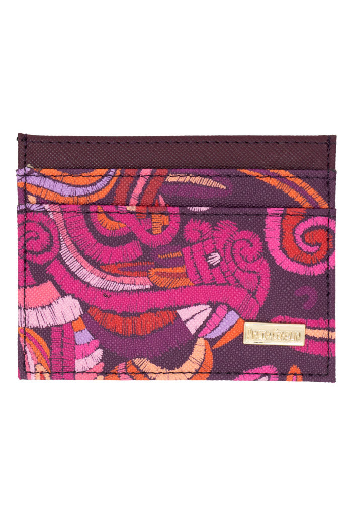 Tarjetero Kuxtal Saffiano Dama Quetzalcóatl