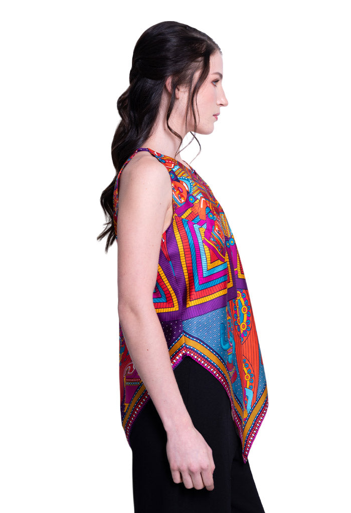 Blusa Cuello Ajustable Caritas Sonrientes Veracruz