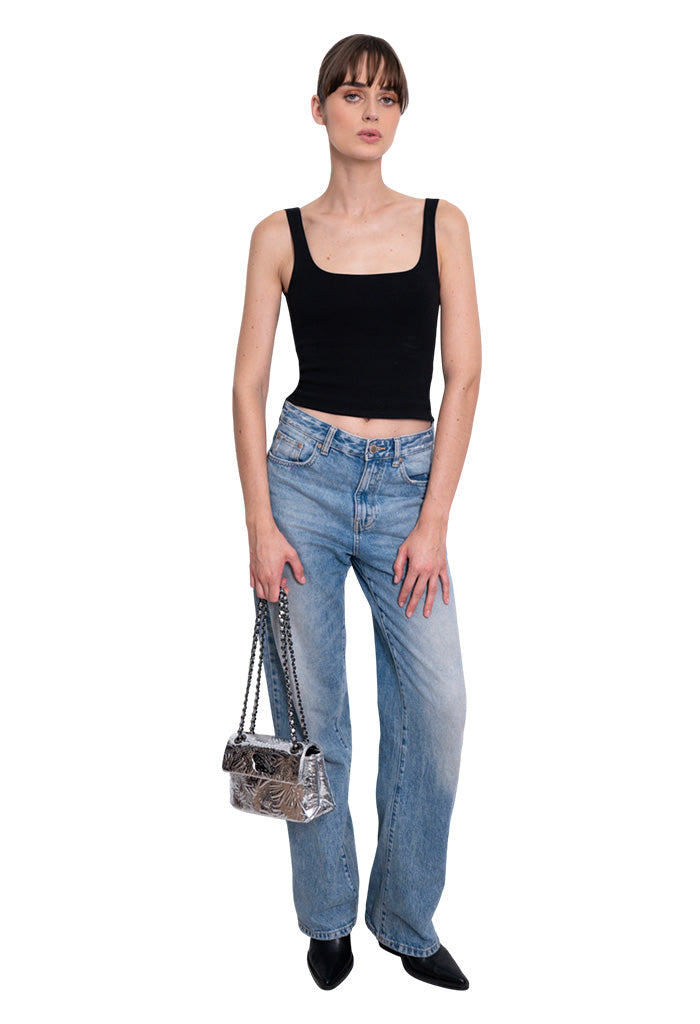 Bolsa Tusbel Piel Mini Grabado Mariposa