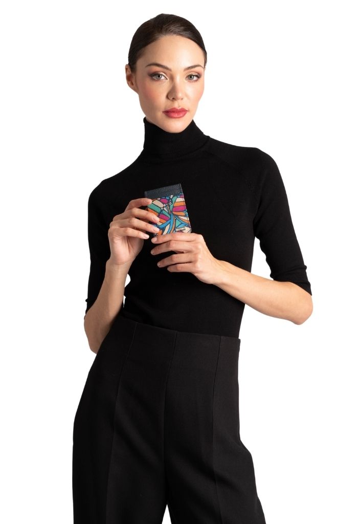 Tarjetero Piich Mariposa Abstracta