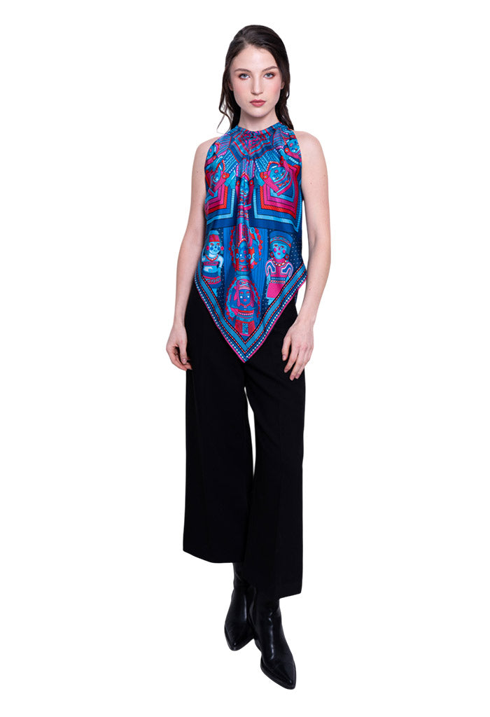 Blusa Cuello Ajustable Caritas Sonrientes Veracruz