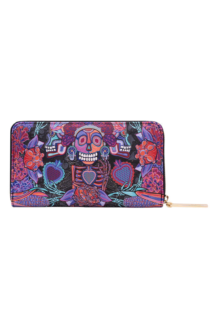 Cartera Grande Saffiano Dia de Muertos Catrina