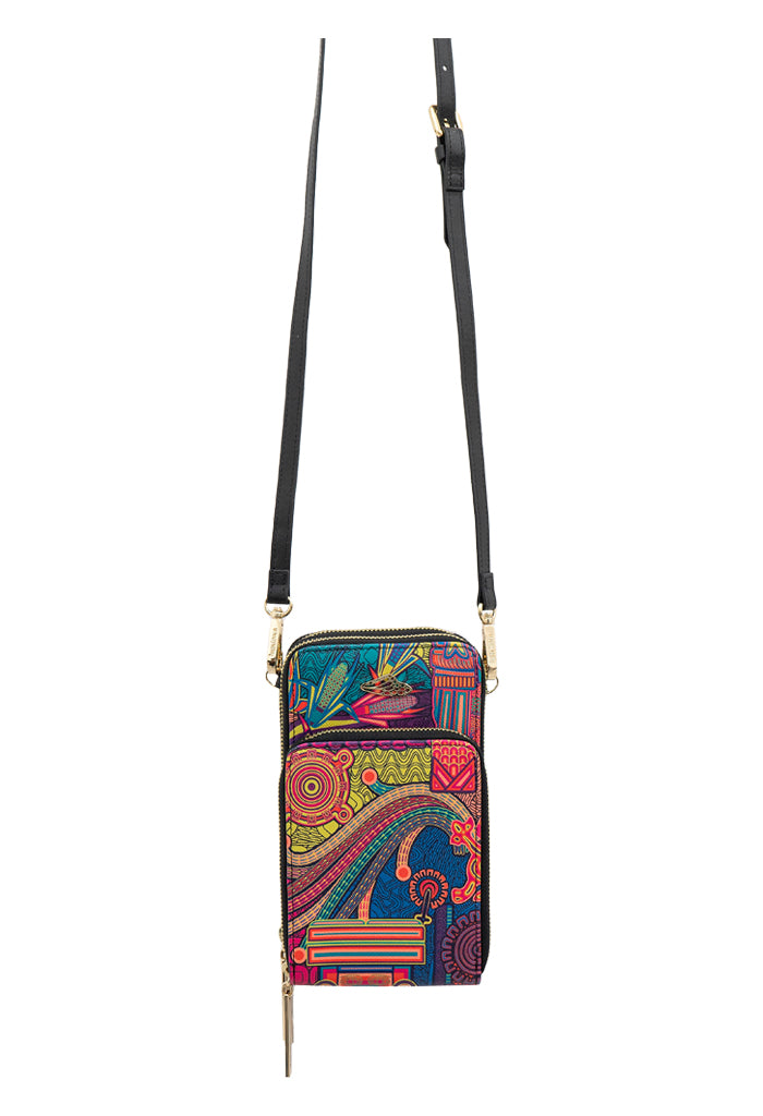 Porta Celular Naab Saffiano Diosas Mexicas