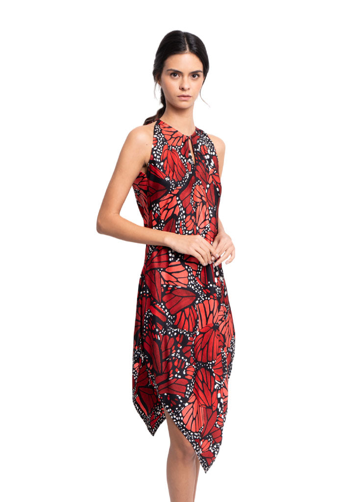 Vestido Largo Mariposa Macro