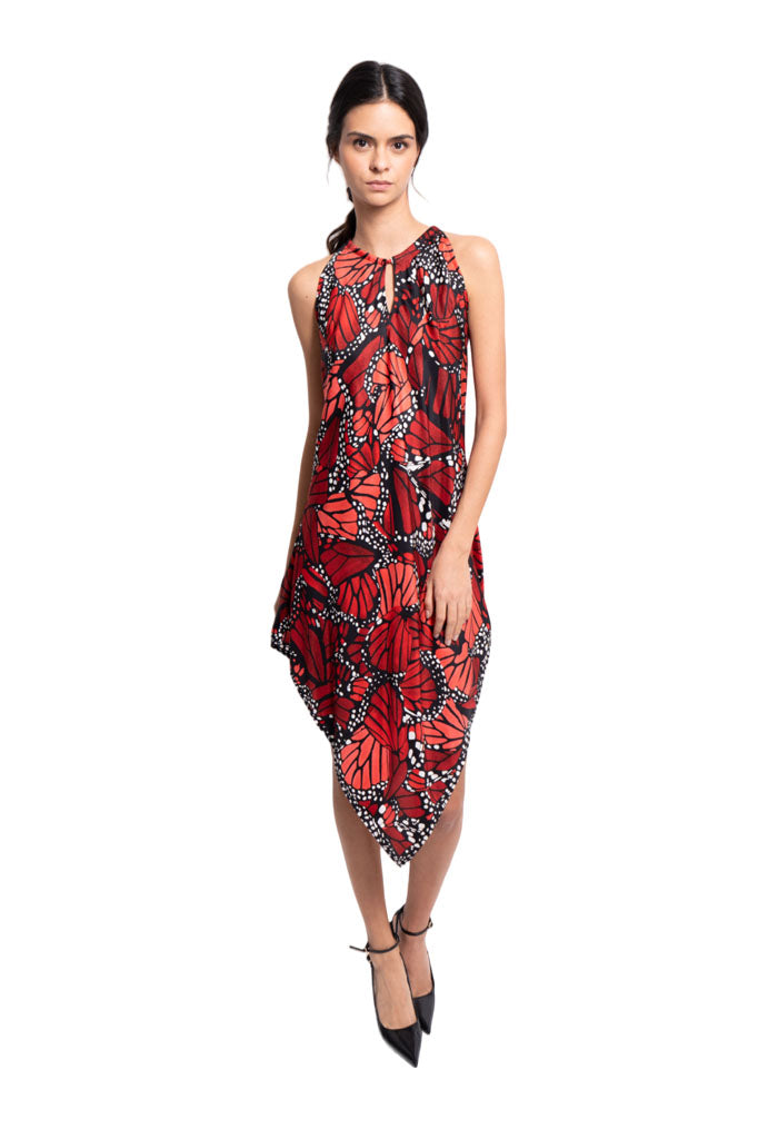 Vestido Largo Mariposa Macro