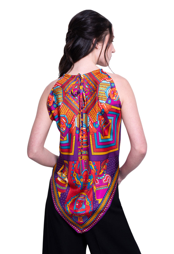 Blusa Cuello Ajustable Caritas Sonrientes Veracruz