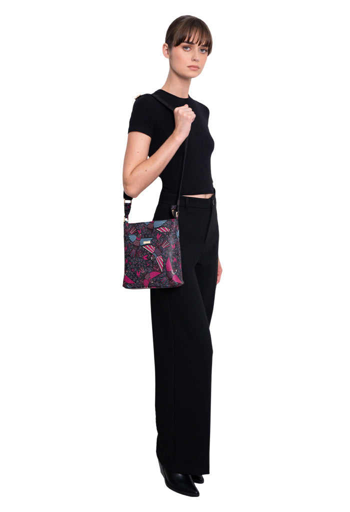 Messenger Bag Xíimbal Saffiano Colibrí