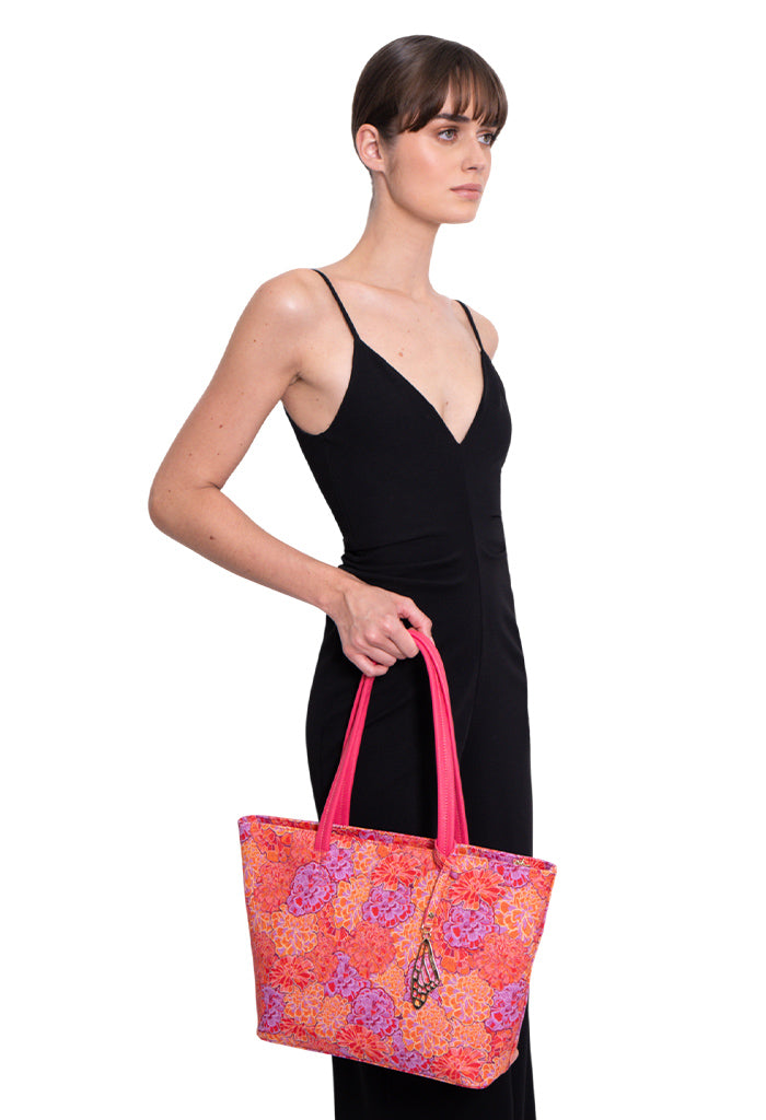 Tote K'iin Saffiano Cempasúchil Ofrenda