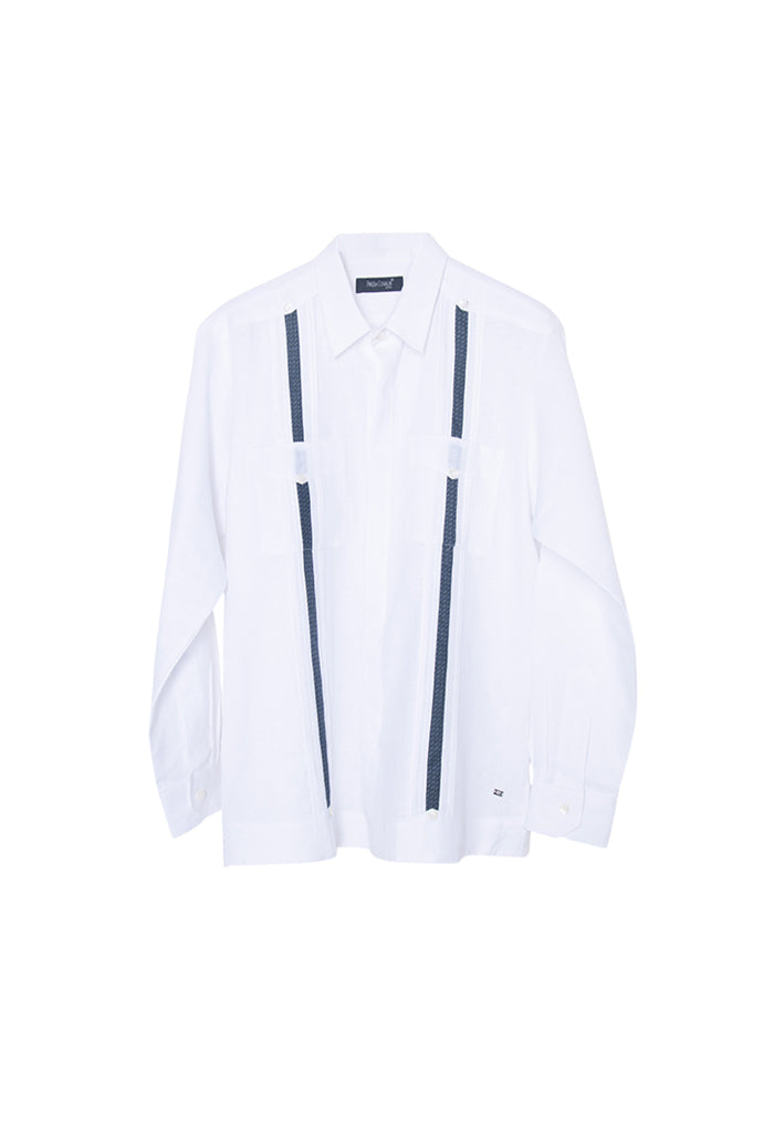 Guayabera Beel Blanca Campos Agave