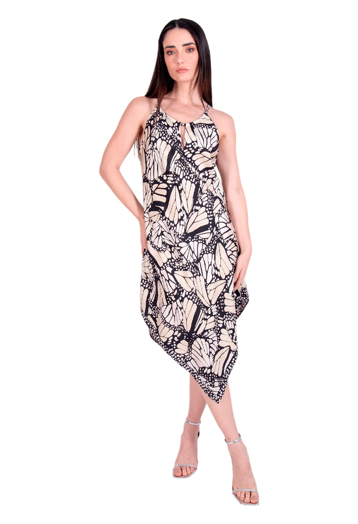 Vestido Largo Mariposa Macro