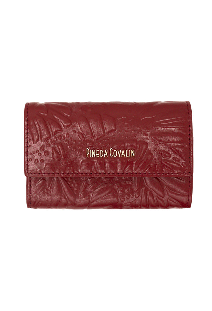 Cartera Mini Tuulis Piel Grabado Mariposa