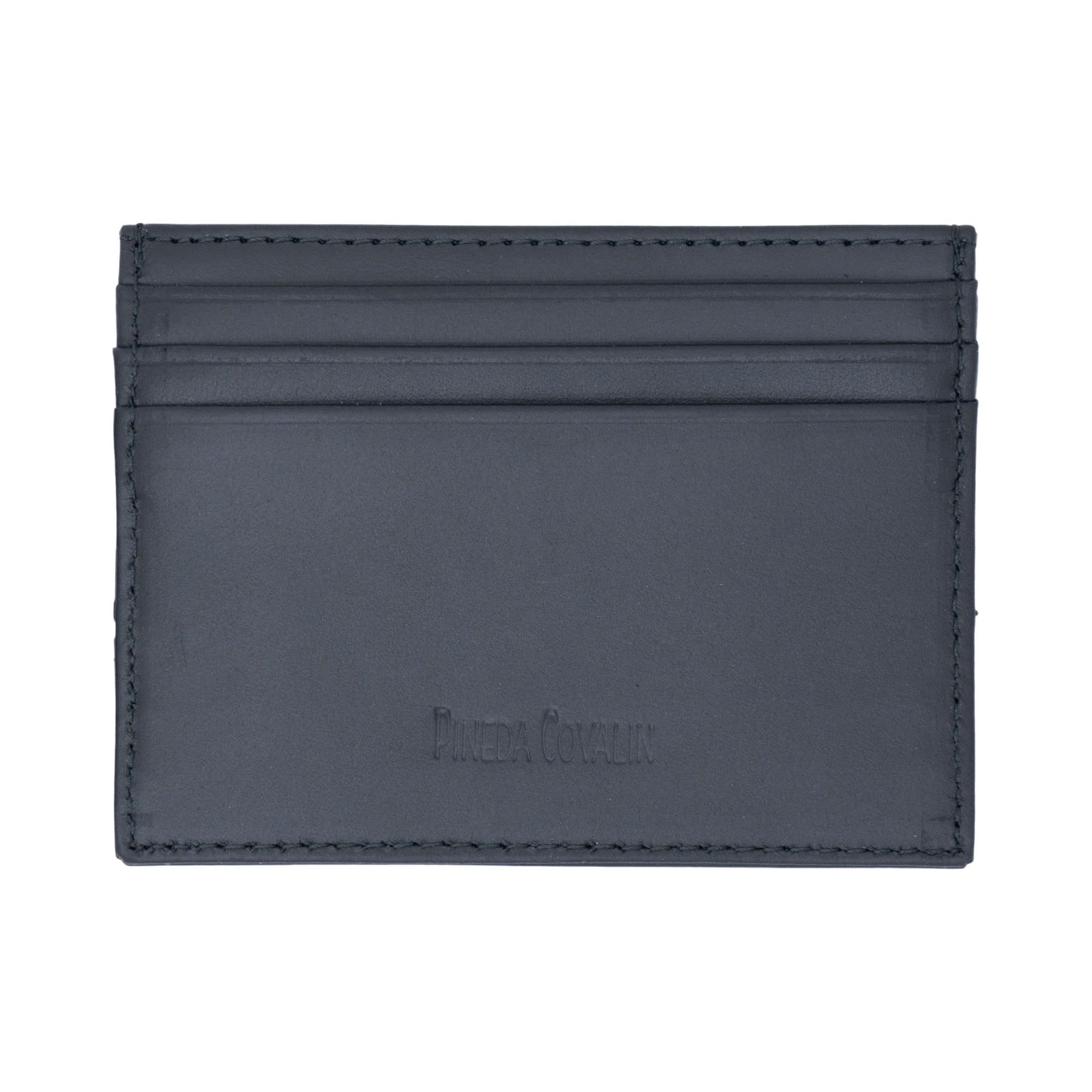 Tarjetero Kukxaan Negro Ribete Rojo Quetzal