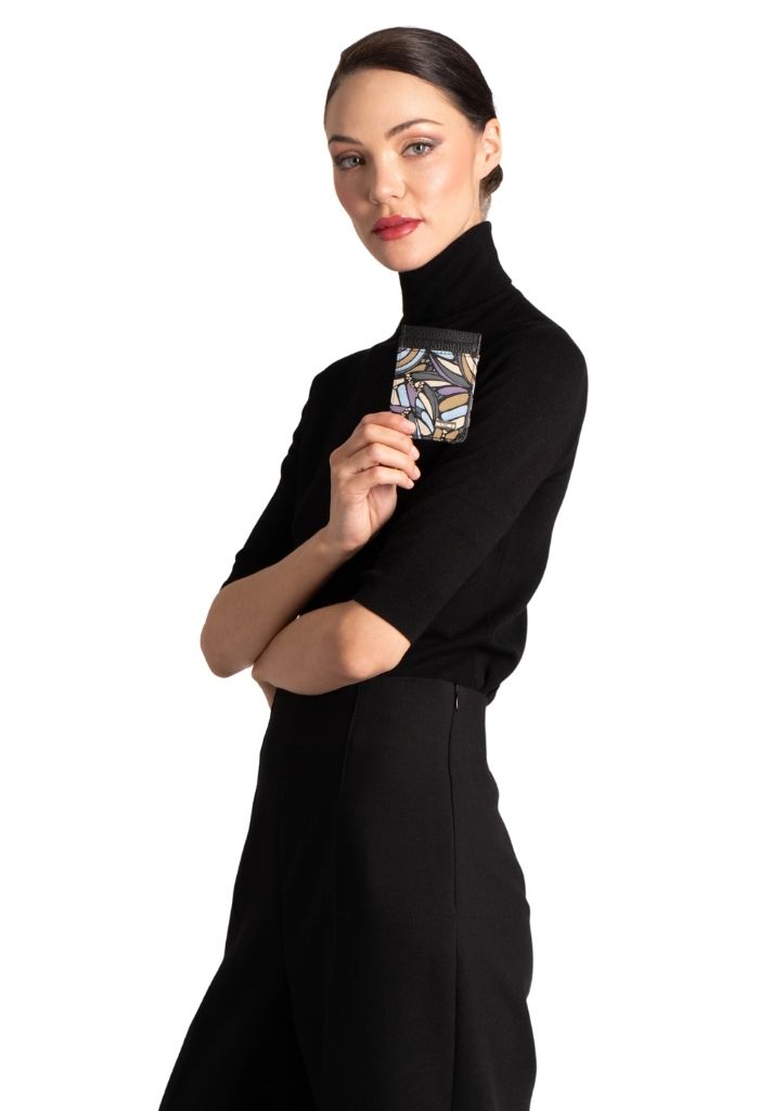 Tarjetero Piich Mariposa Abstracta