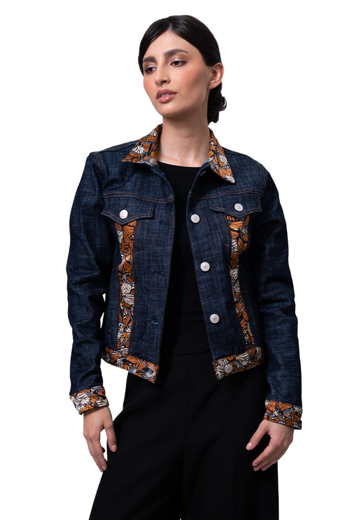 Chamarra Táchi Seda Mariposa Monarca Original