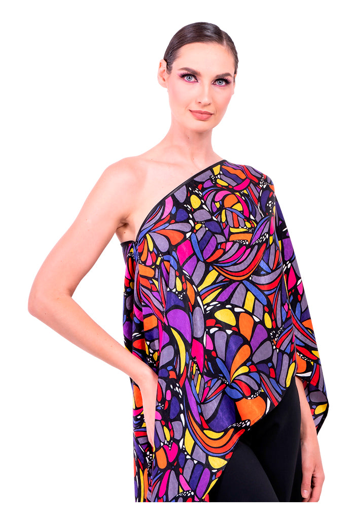 Huipil Mariposa Abstracta