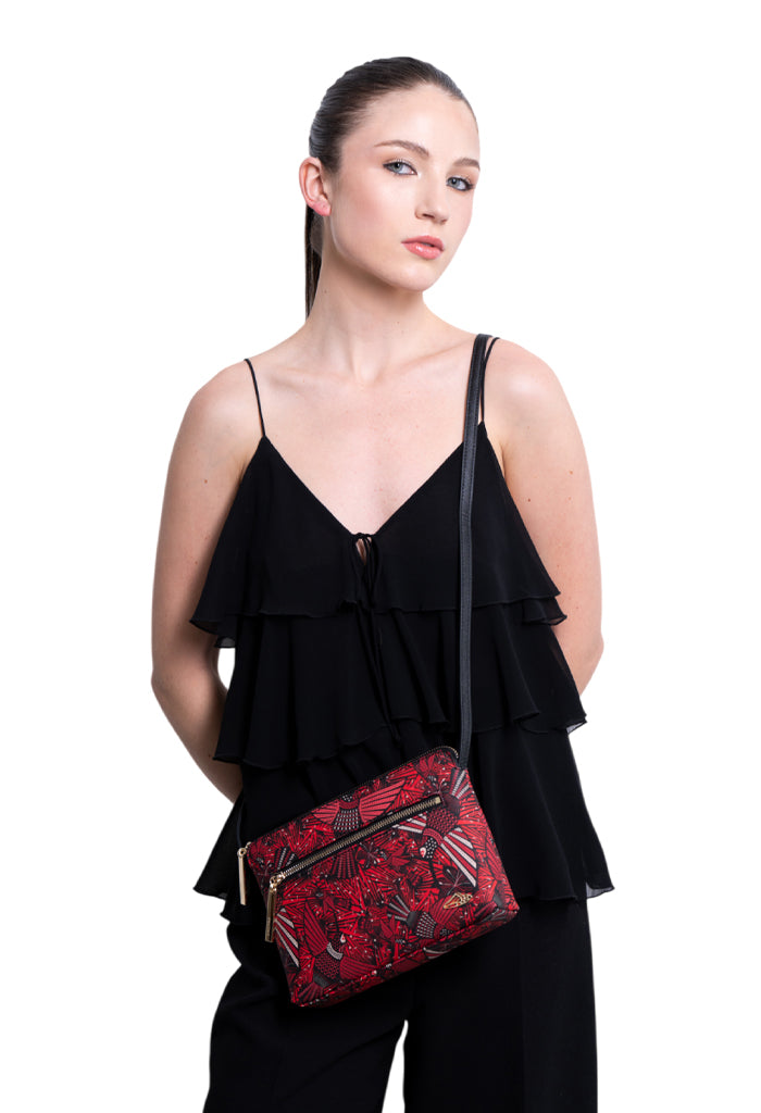 Bolsa Yaakun Saffiano Colibrí
