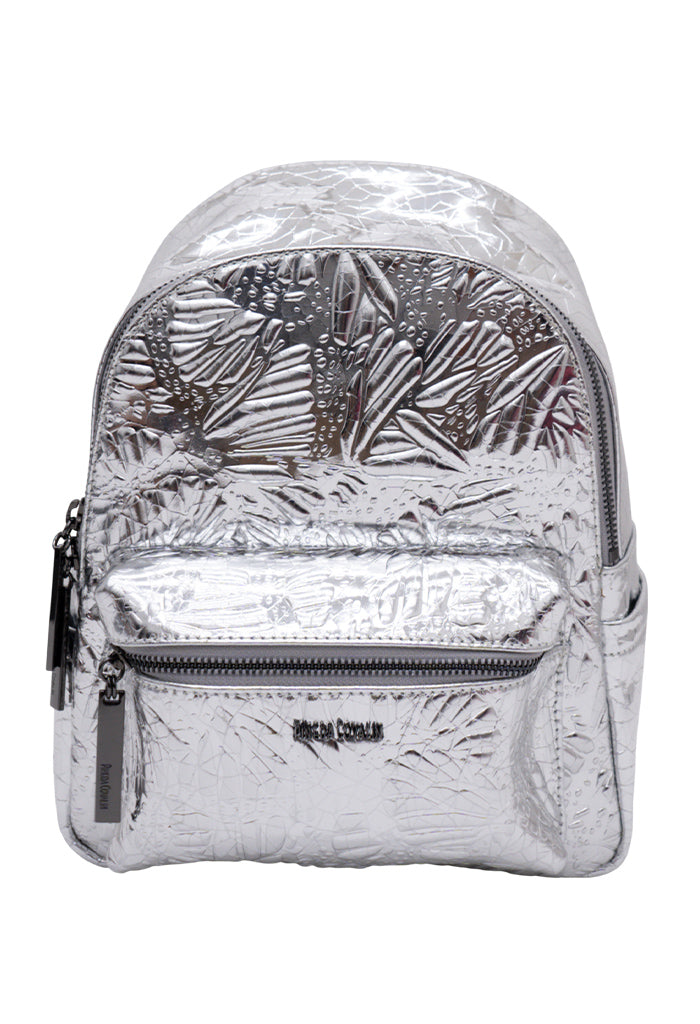 Mini Backpack Nuuk de Piel Grabado Mariposa