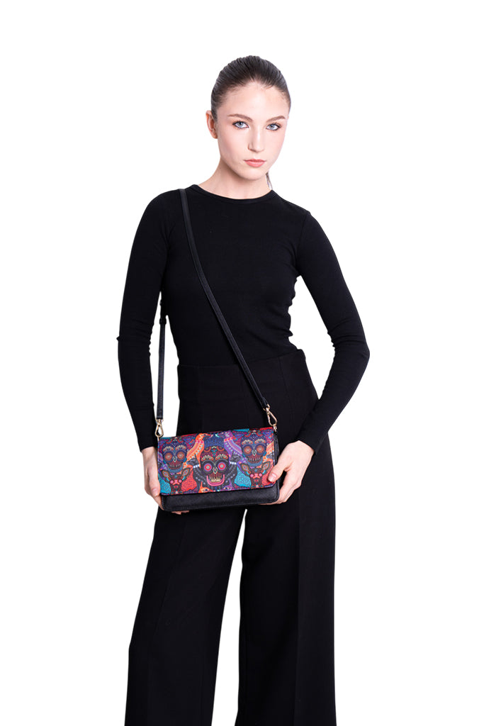 Bolsa Crossbody Kalan Día de Muertos Mictlán