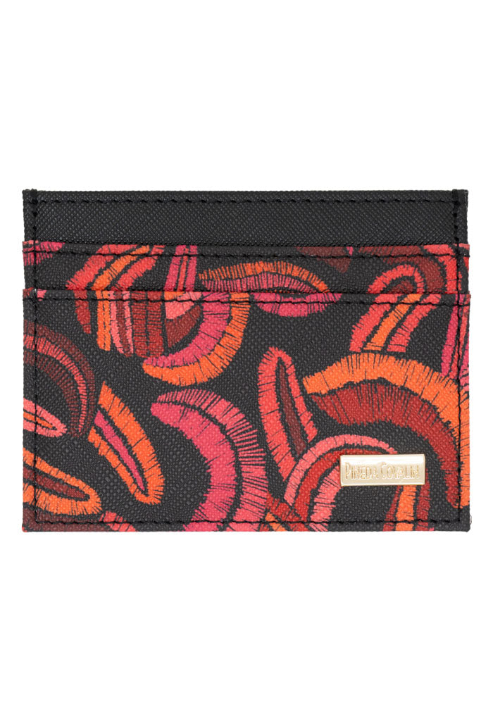 Tarjetero Kuxtal Saffiano Dama Quetzalcóatl