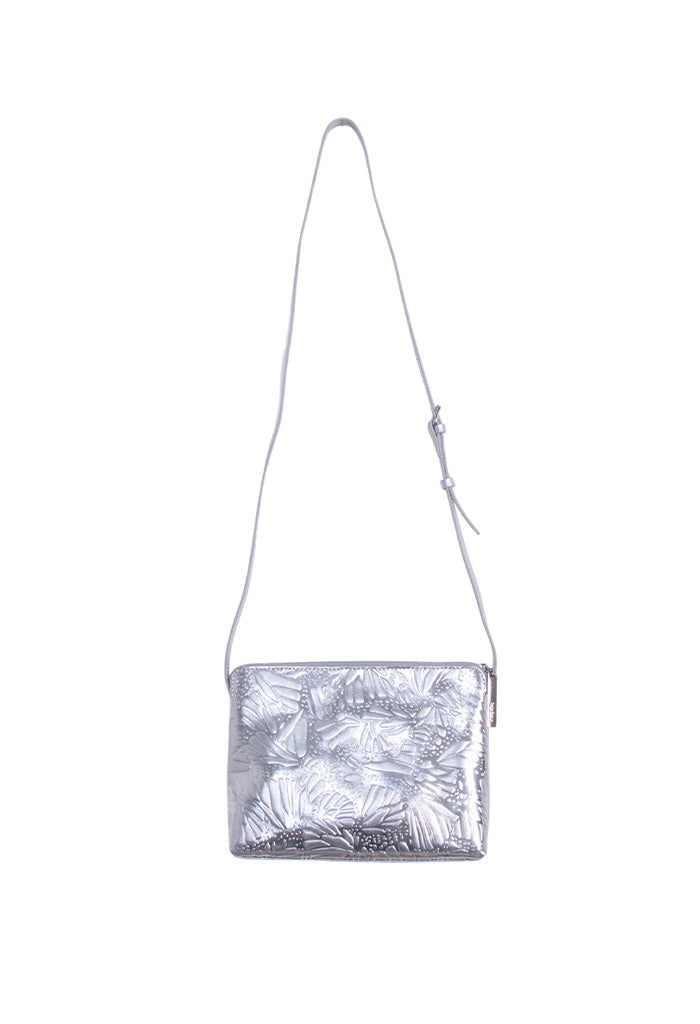 Bolsa Yaakun de Piel Grabado Mariposa