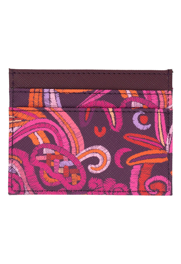 Tarjetero Kuxtal Saffiano Dama Quetzalcóatl