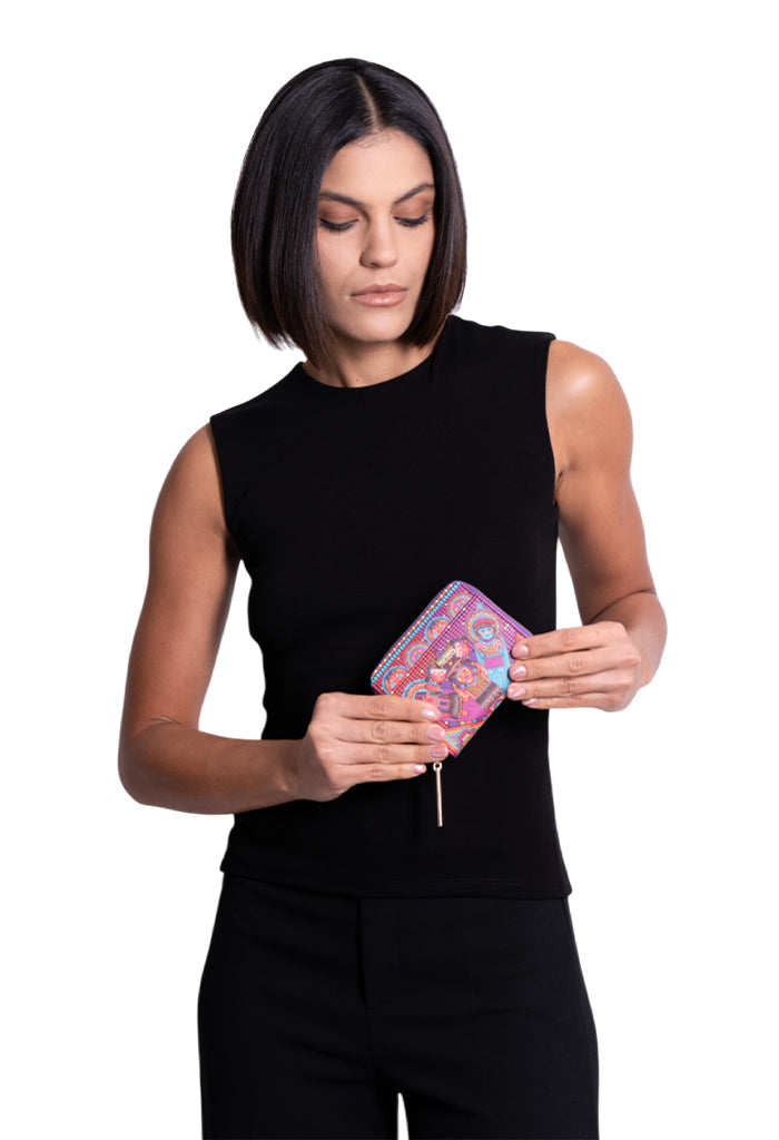 Cartera Chica Saffiano Caritas Sonrientes Veracruz