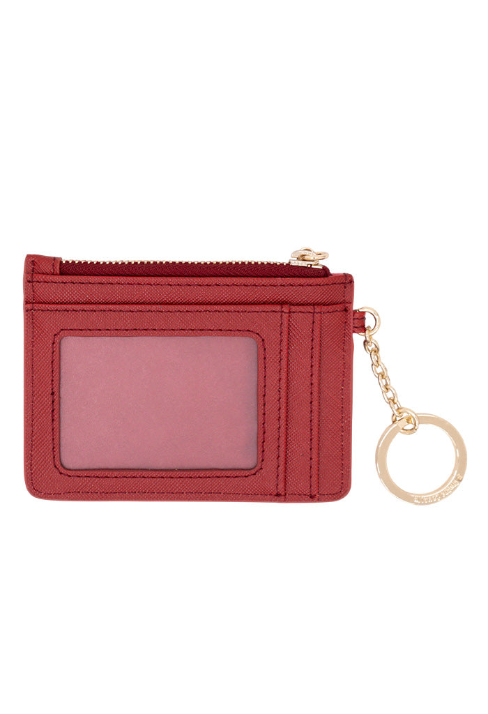 Tarjetero c/llavero Neek Saffiano Cempasúchil