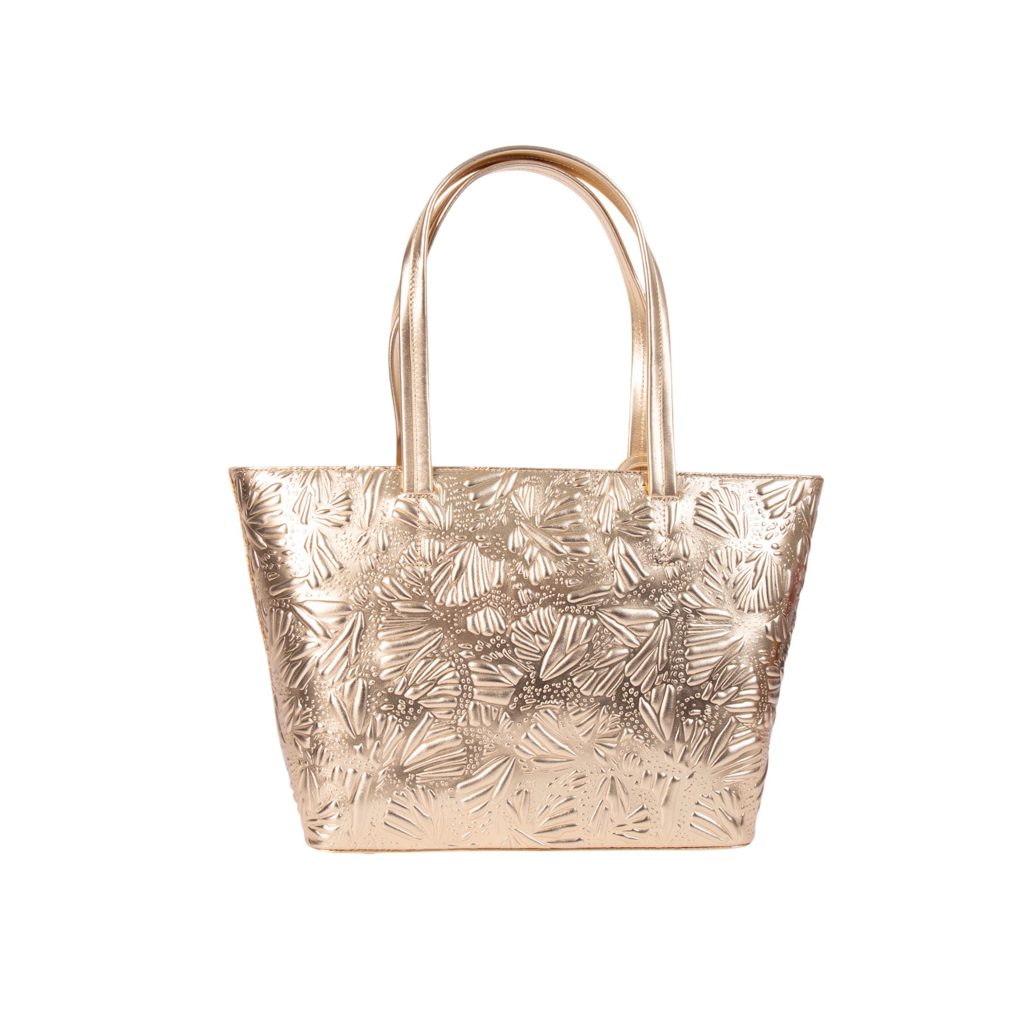 Tote K'iin de Piel Grabado Mariposa