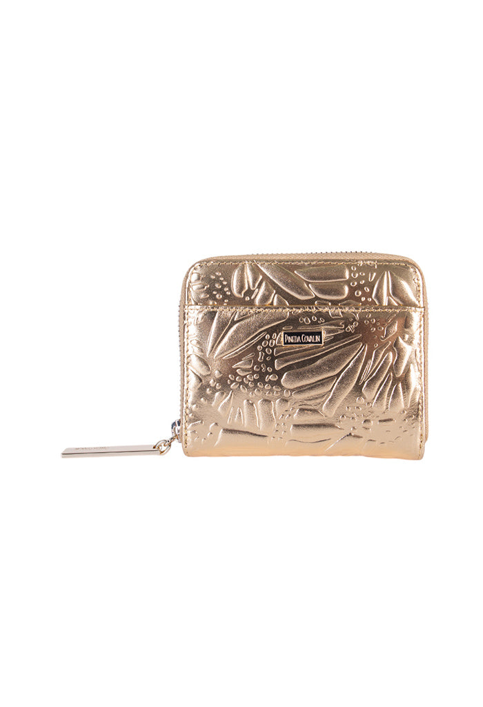 Cartera Chica Piel Grabado Mariposa