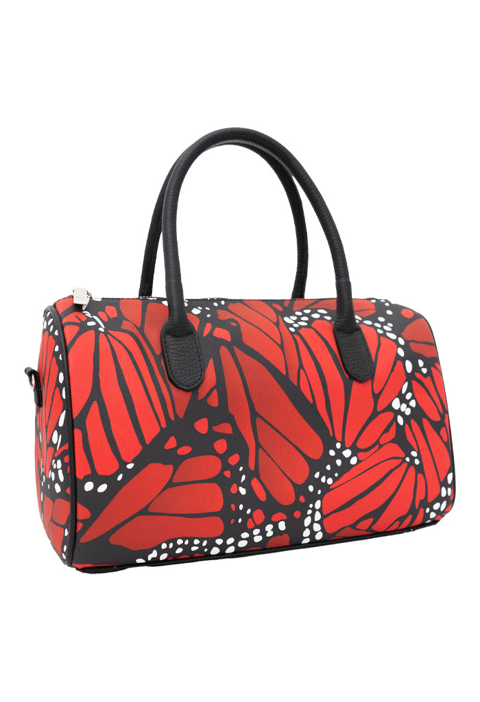 Maletín Pehualli Saffiano Mariposa Macro