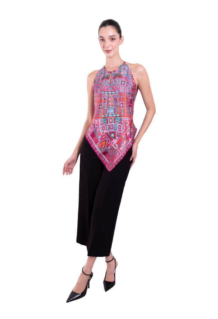 Blusa Cuello Ajustable Ruta Puuc