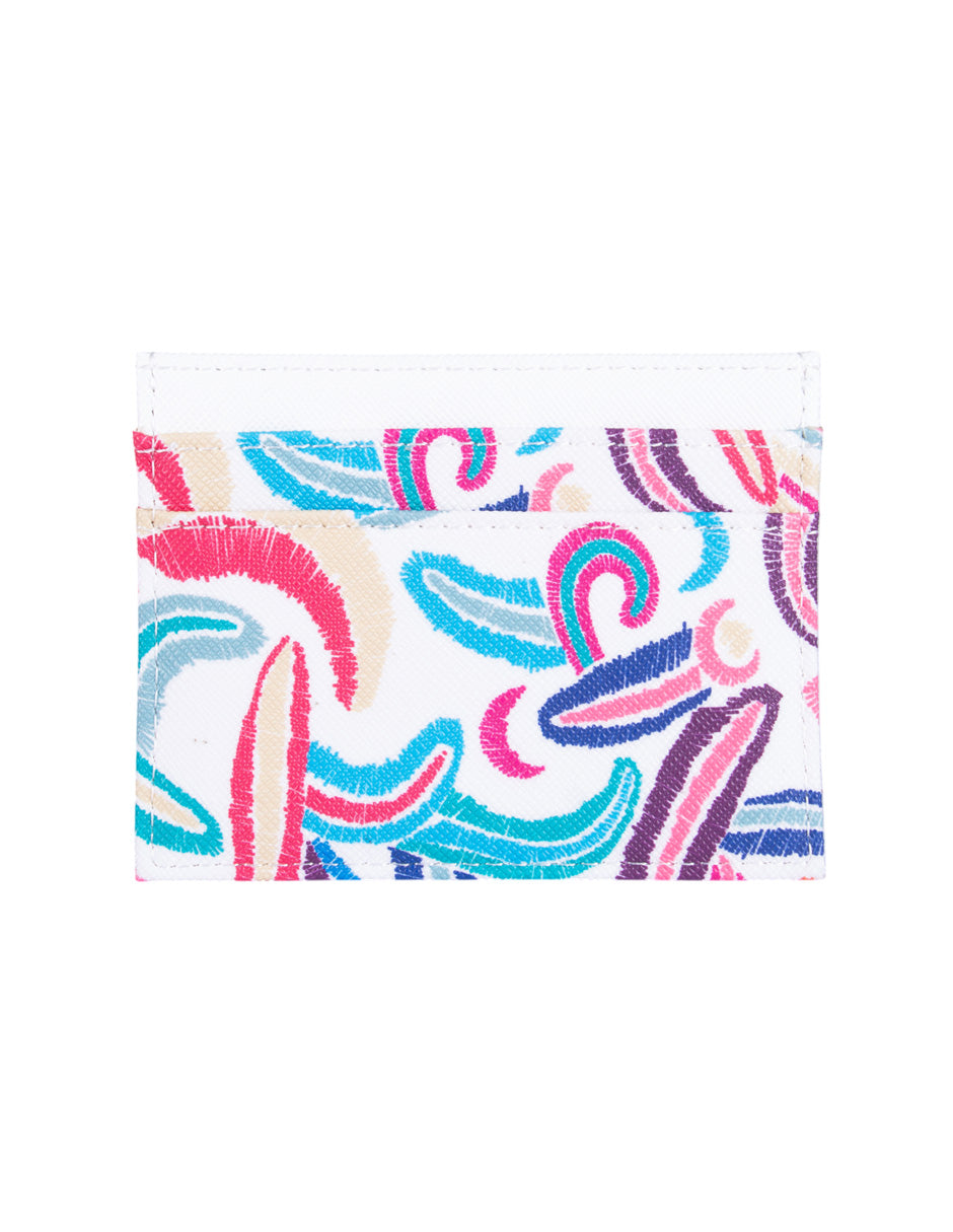 Tarjetero Kuxtal Saffiano Dama Quetzalcóatl