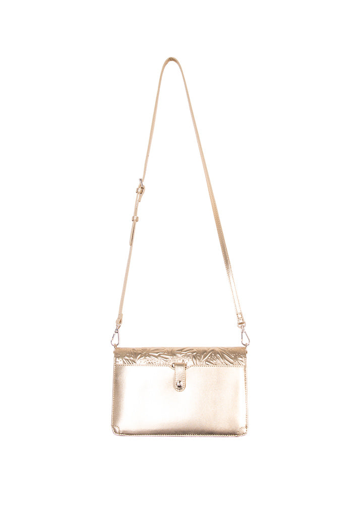 Bolsa Kalan de Piel Grabado Mariposa