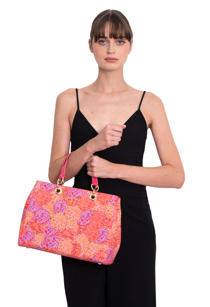 Bolsa Kaxan Saffiano Cempasúchil