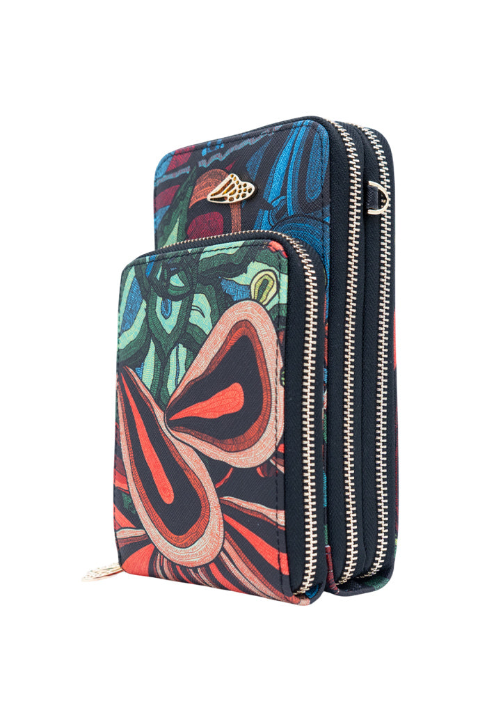 Porta Celular Naab Saffiano Santuario Cactáceas