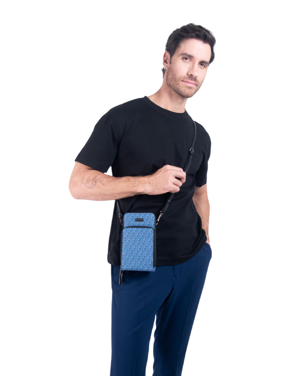 Porta Celular Naab Saffiano Maíz