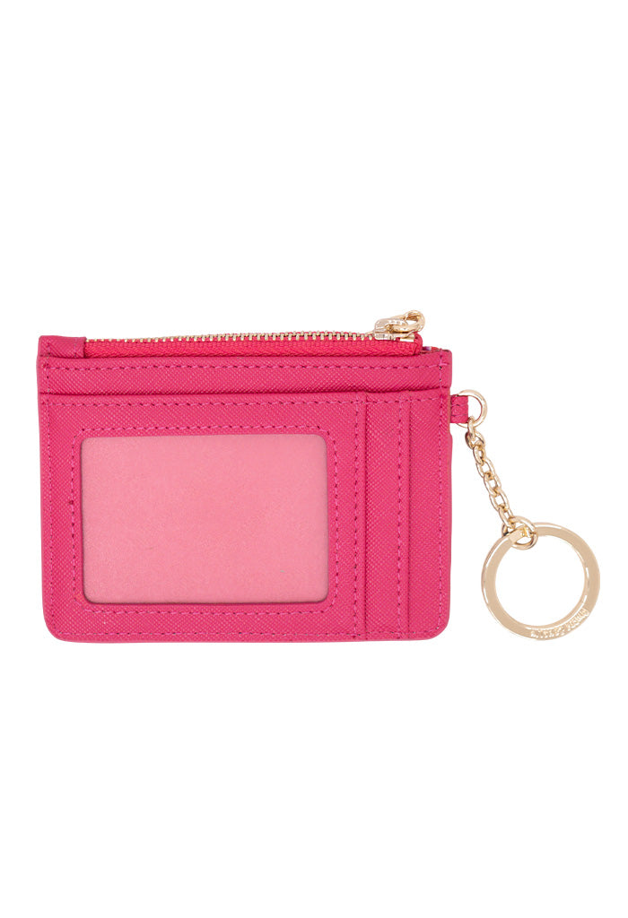 Tarjetero c/llavero Neek Saffiano Cempasúchil