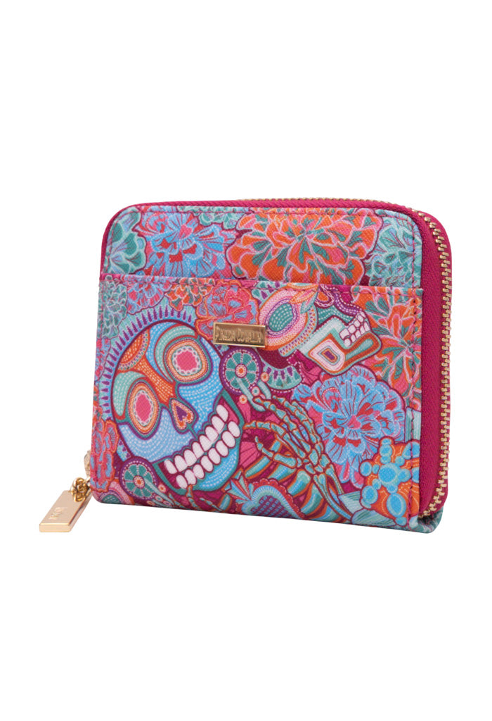 Cartera Chica Saffiano Dia de Muertos Catrina