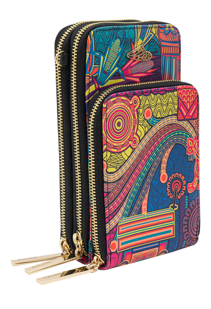 Porta Celular Naab Saffiano Diosas Mexicas