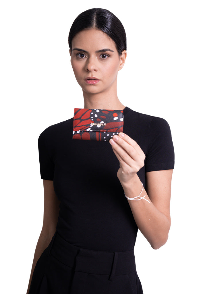 Cartera Mini Tuulis Saffiano Mariposa Macro