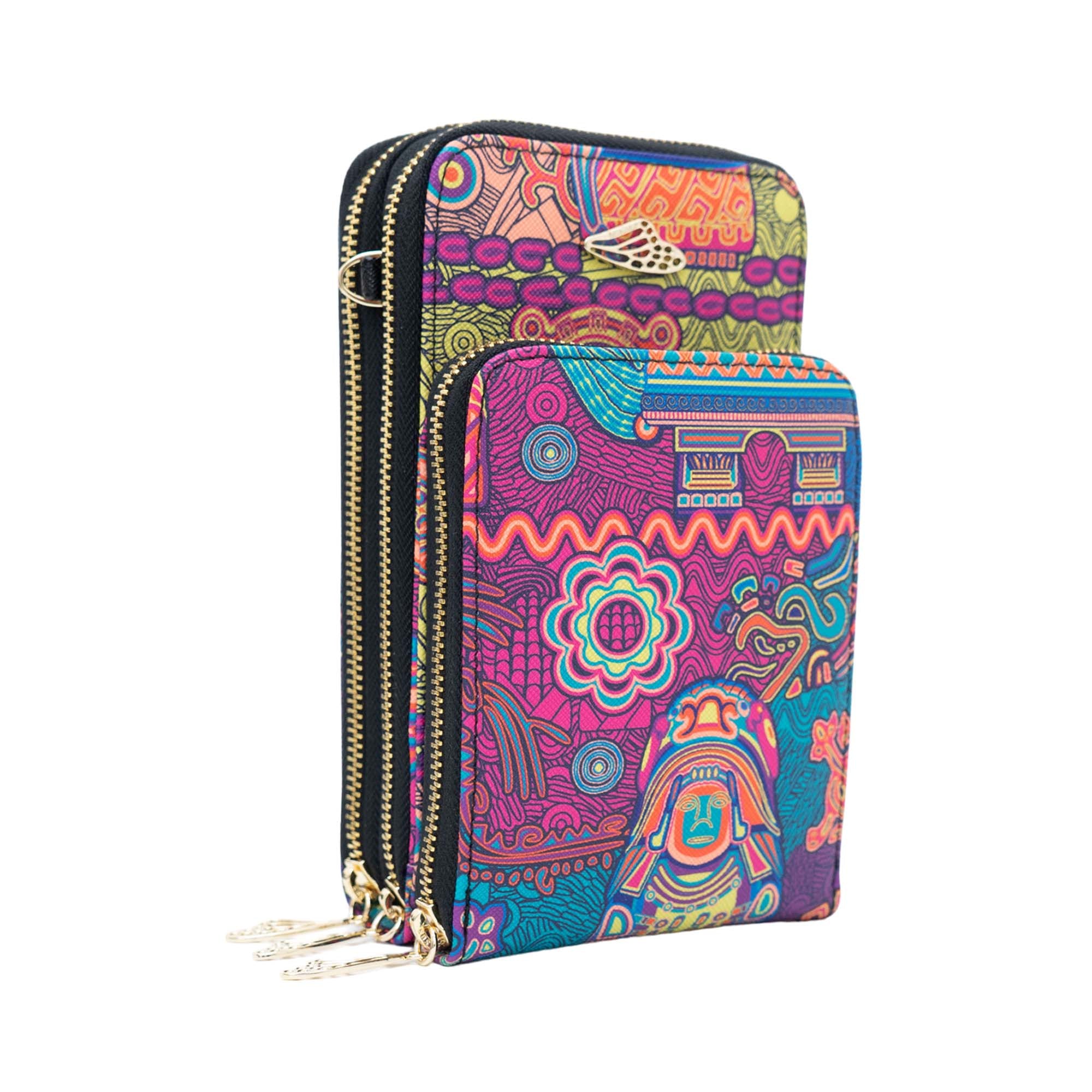 Porta Celular Naab Saffiano Diosas Mexicas