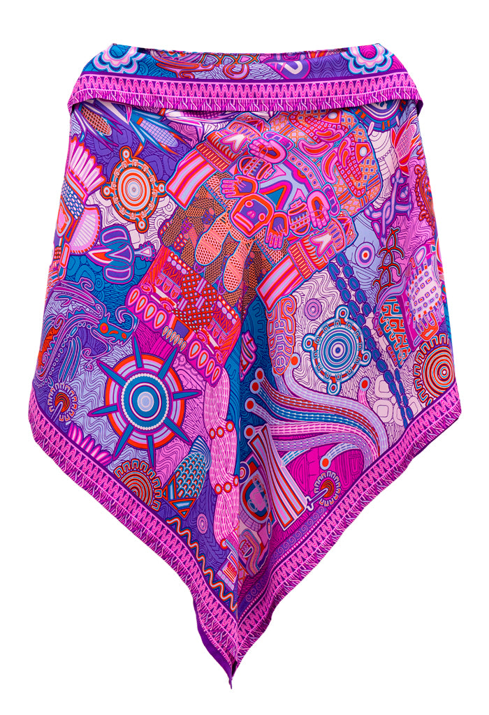 Poncho Diosas Mexicas