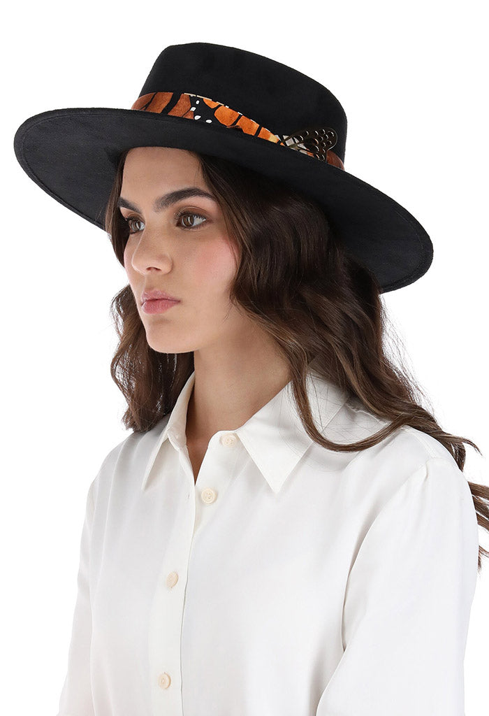 Sombrero Cehuallotl Verde Mariposa Macro